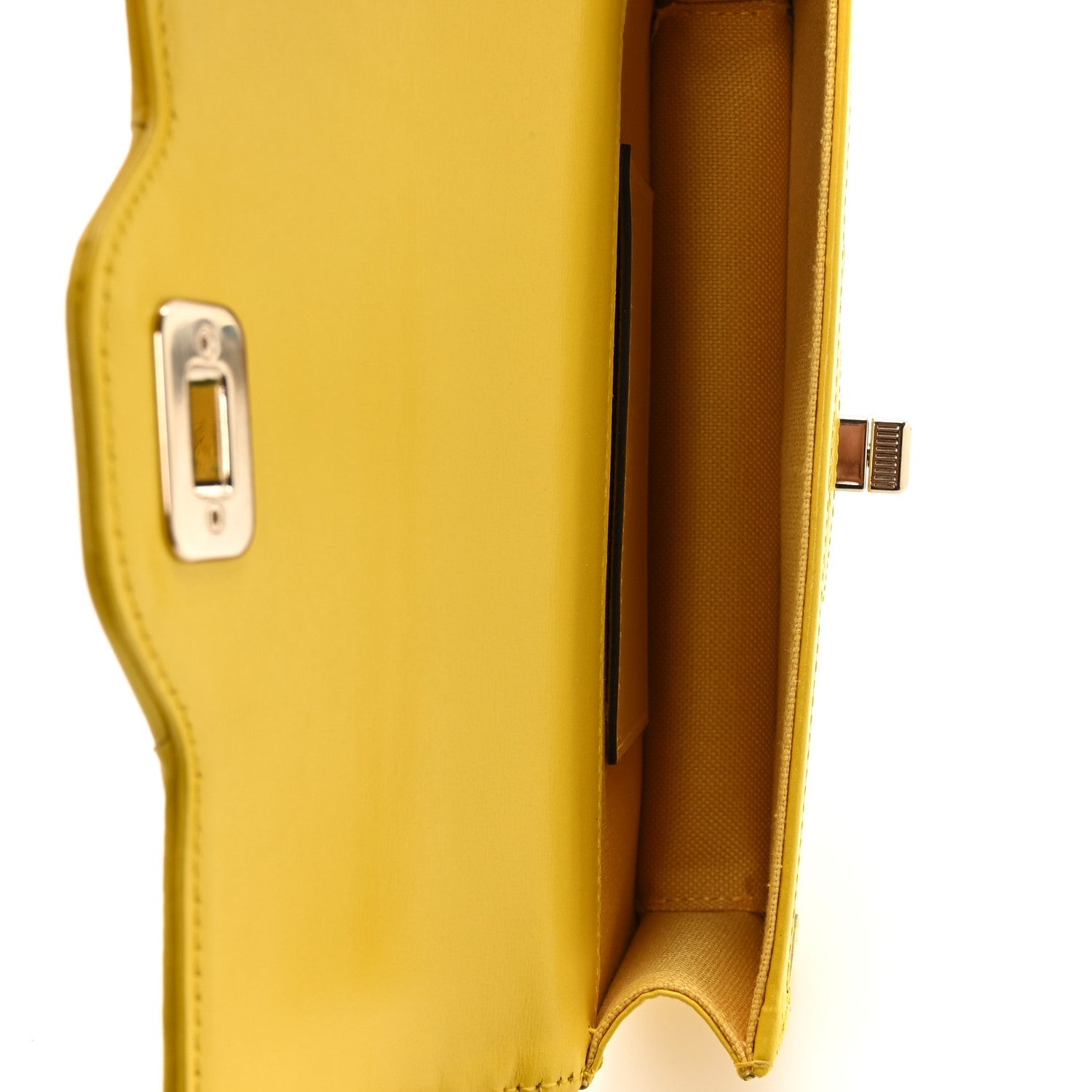 GG Monogram Scratch Lux Calfskin Mini Luce Shoulder Bag Yellow