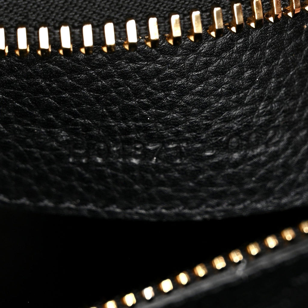Calfskin Buckley Duffle Bag Black