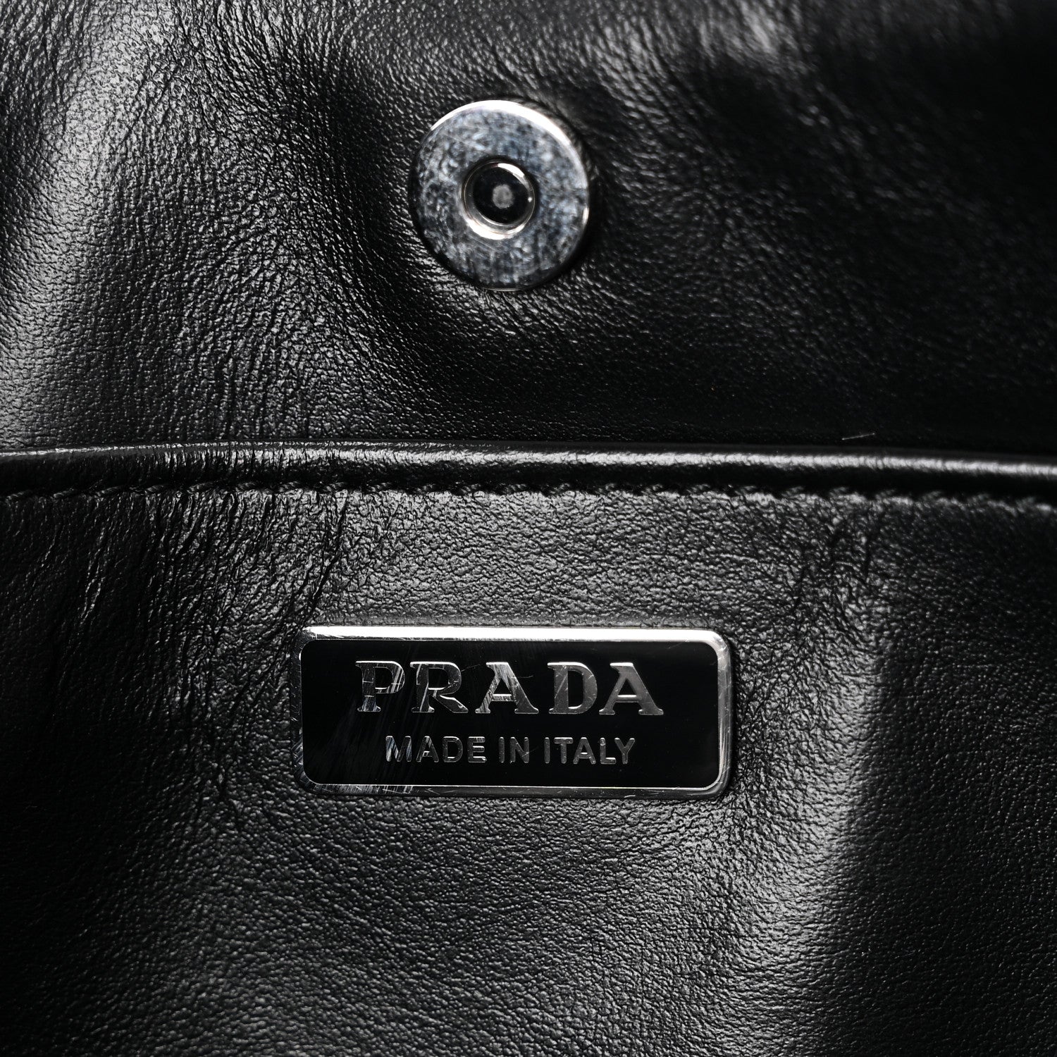 Spazzolato Cleo Shoulder Bag Black