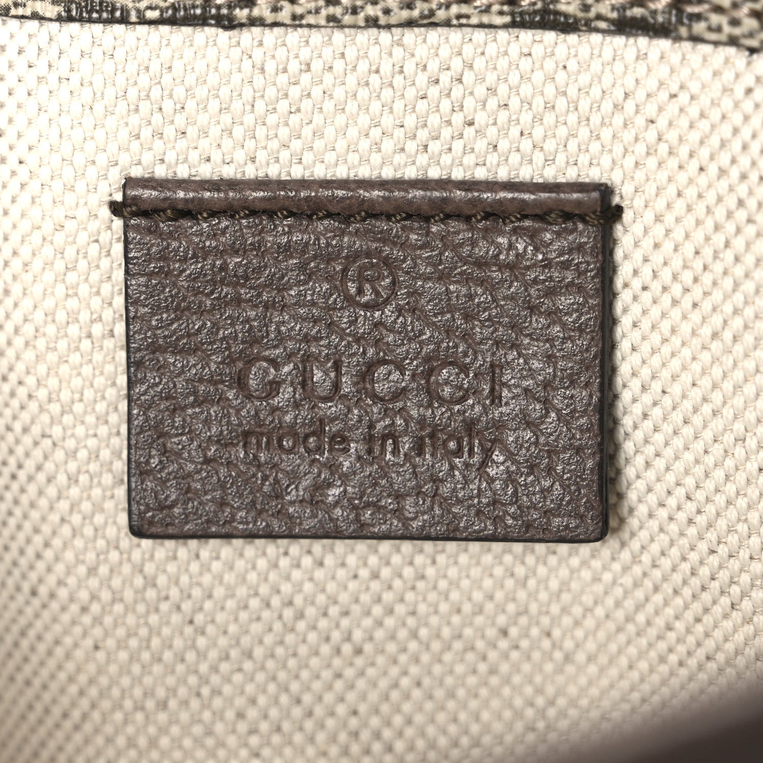 GG Supreme Monogram Neo Vintage Web Belt Bag Brown