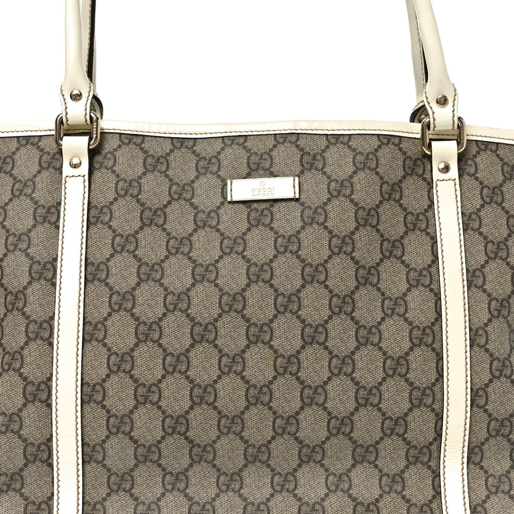GG Plus Monogram Medium Joy Tote Off White