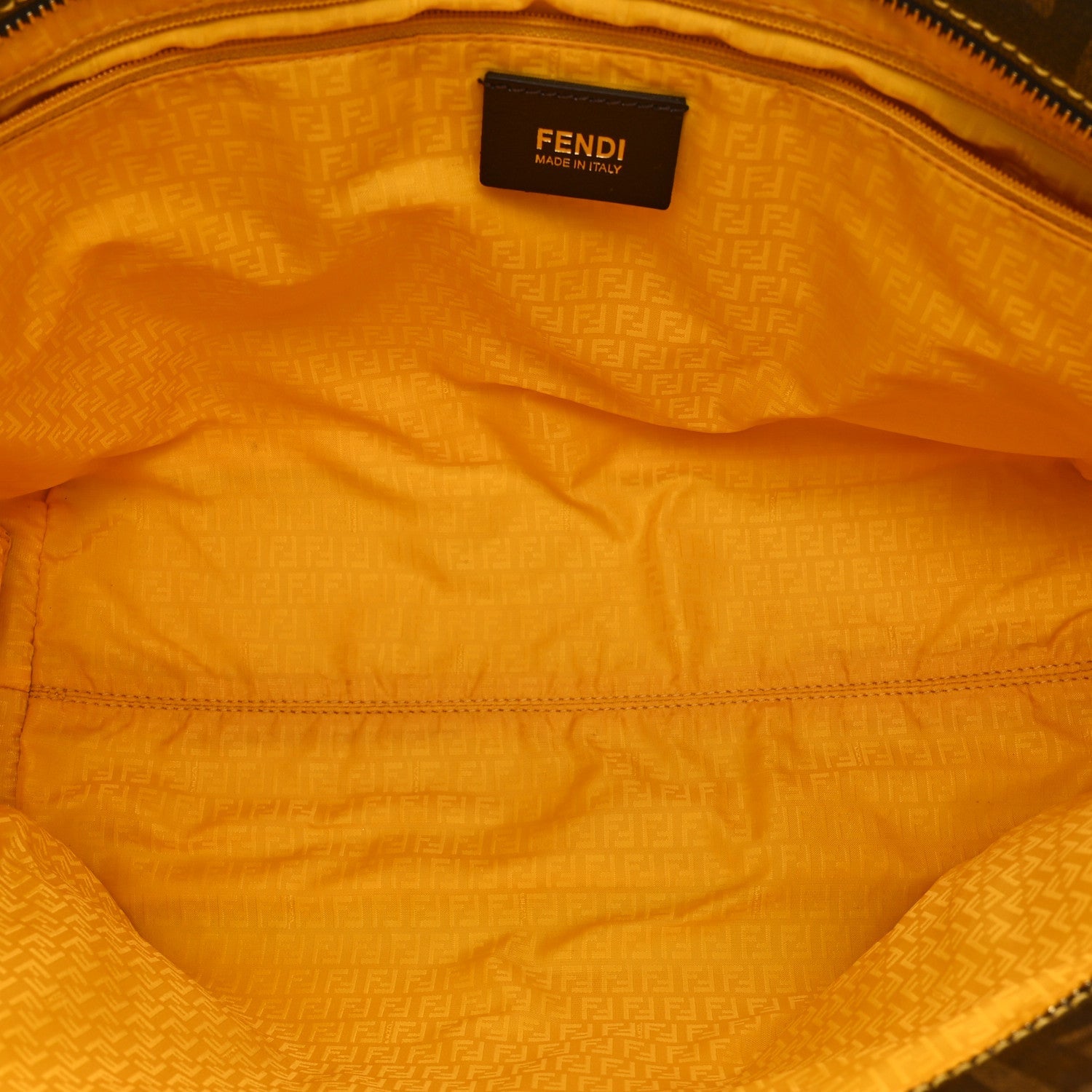 Zucca Spalmati Small Roll Tote Tobacco Yellow