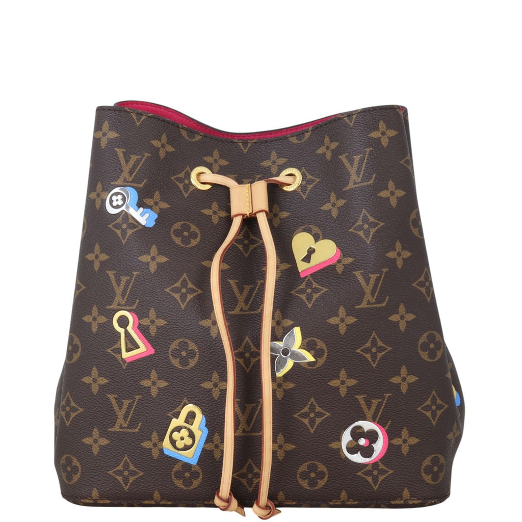 Louis Vuitton NeoNoe Monogram Love Lock