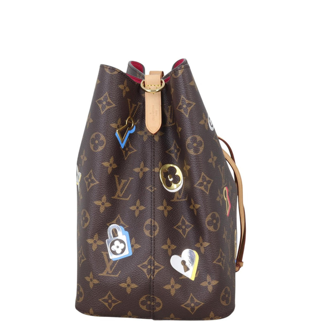Louis Vuitton NeoNoe Monogram Love Lock