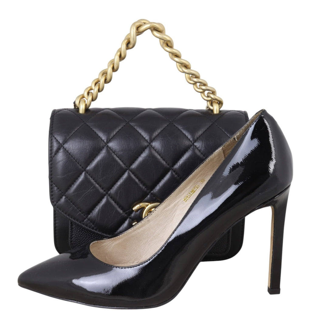Chanel CC Chain Handle Flap Bag