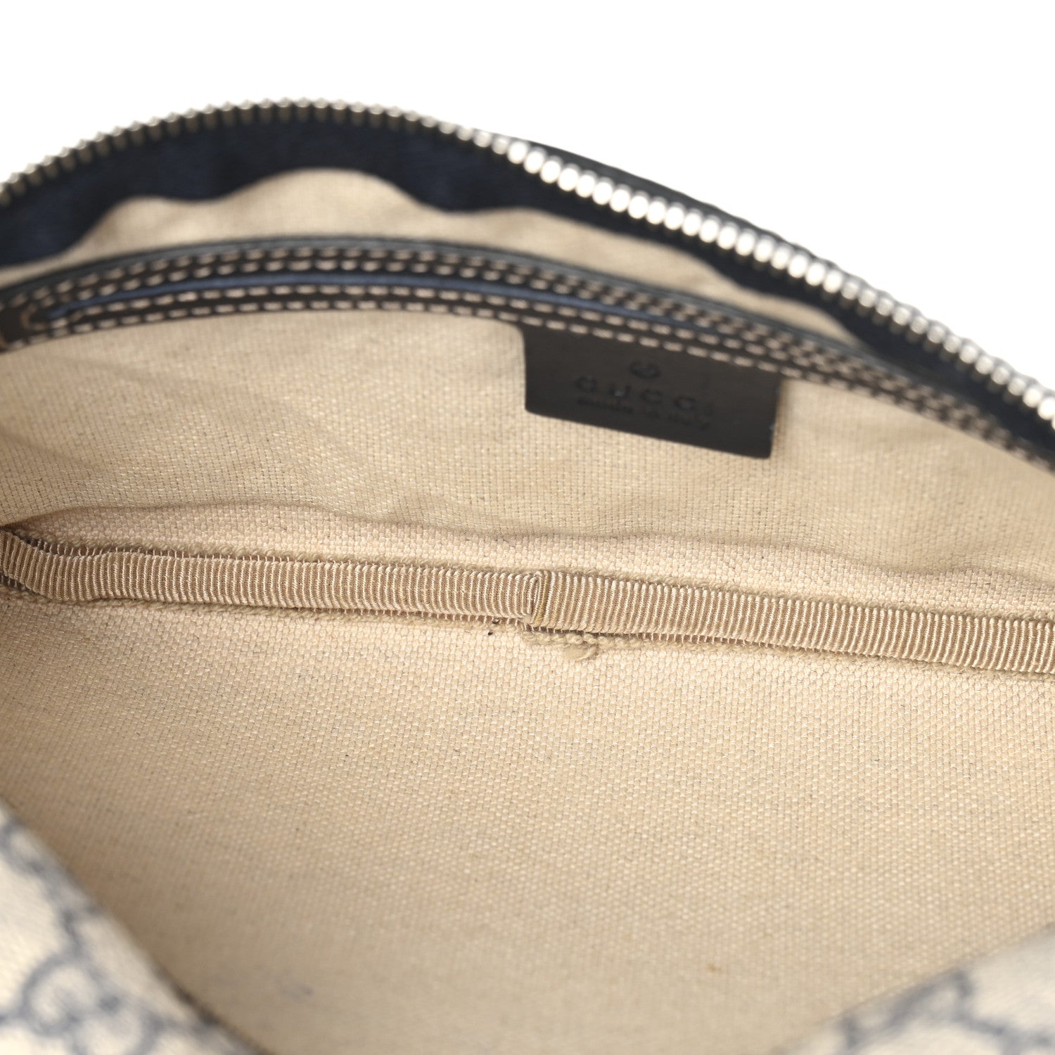 GG Supreme Monogram Belt Bag Navy
