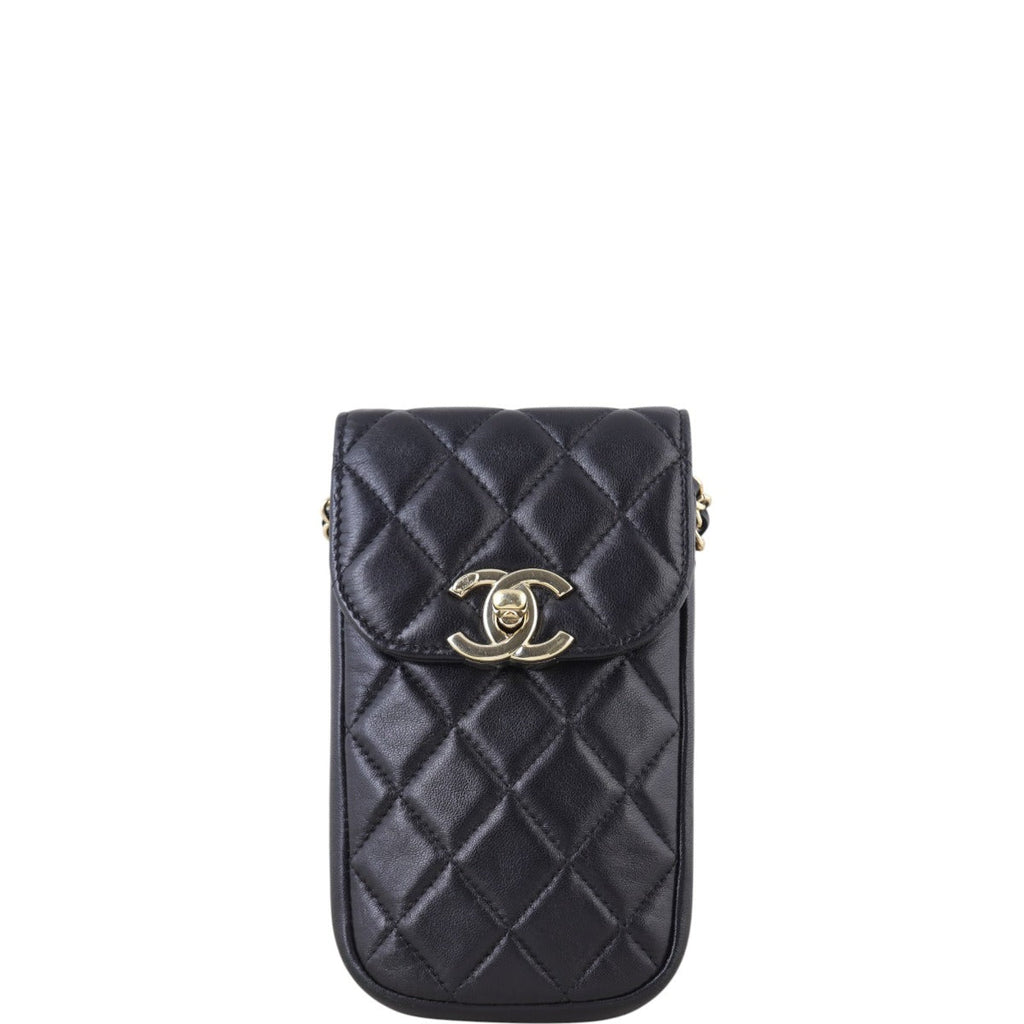 Chanel CC Phone Holder on Chain