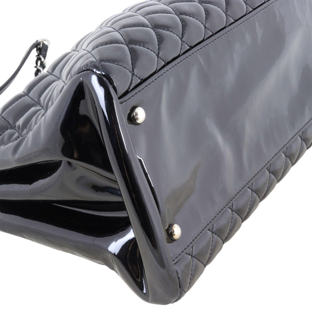 Chanel Mademoiselle Bowler Bag Patent Large
