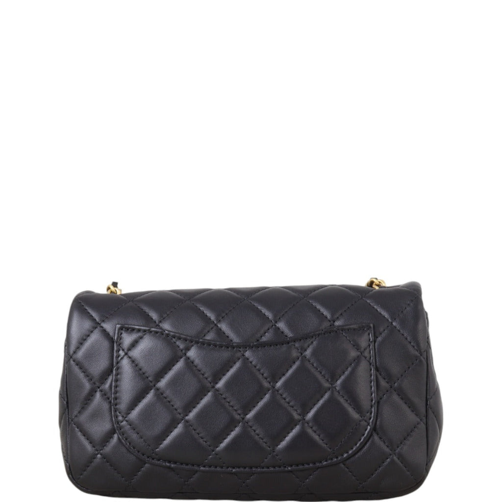 Chanel Pearl Crush Mini Rectangular Flap Bag Lambskin