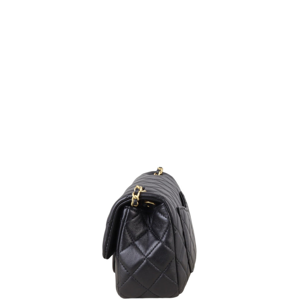 Chanel Pearl Crush Mini Rectangular Flap Bag Lambskin