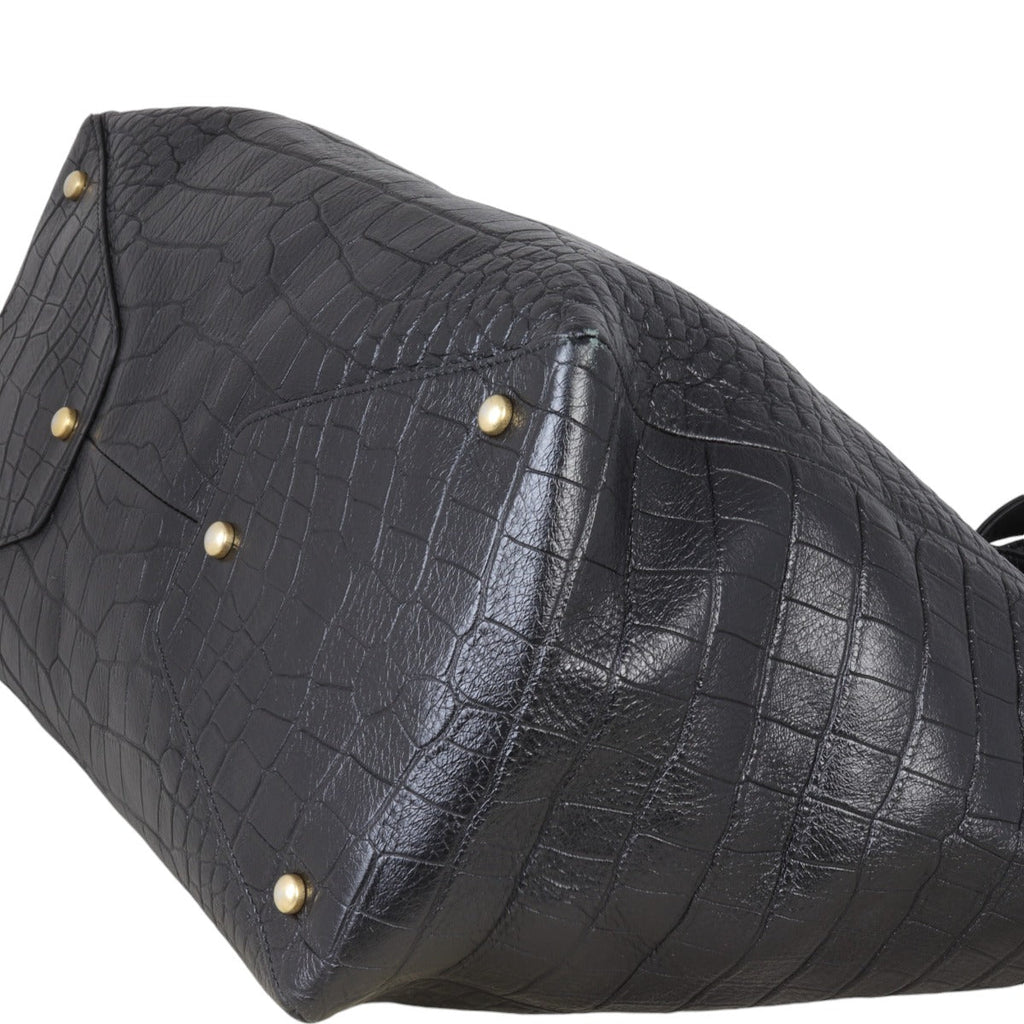 Chanel Paris-New York Coco Croc Tote Large