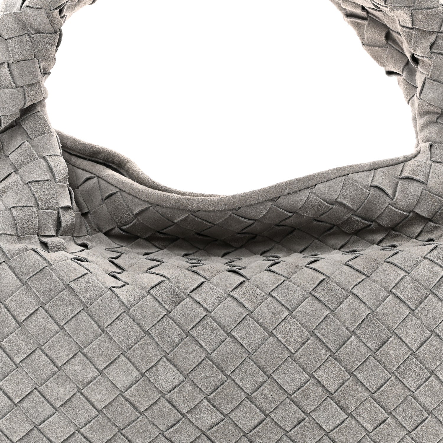 Suede Intrecciato Small Hop Sterling