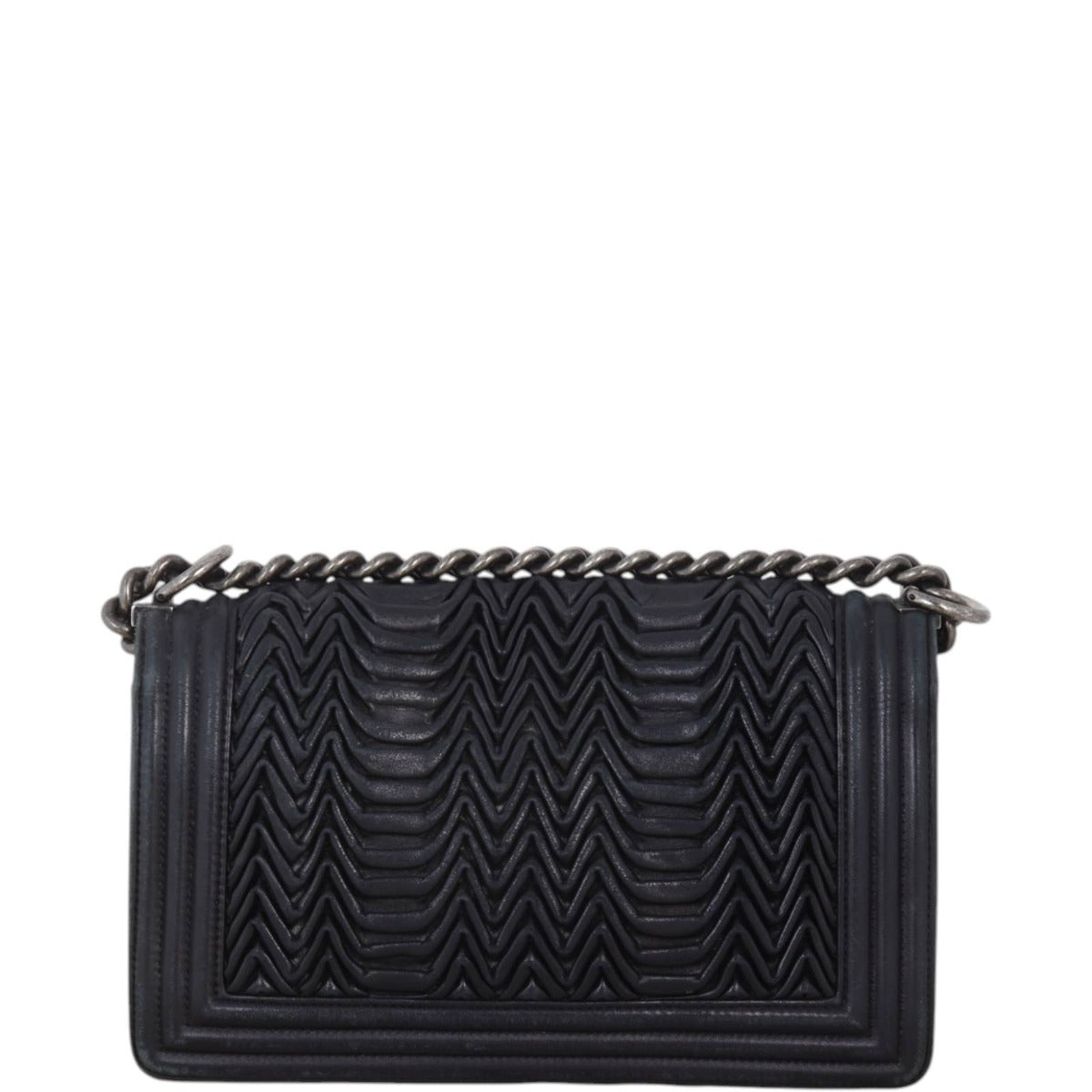 Chanel Boy 3D Pleated Old Medium