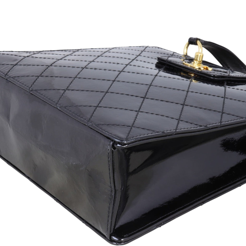 Chanel CC Tall Tote Patent