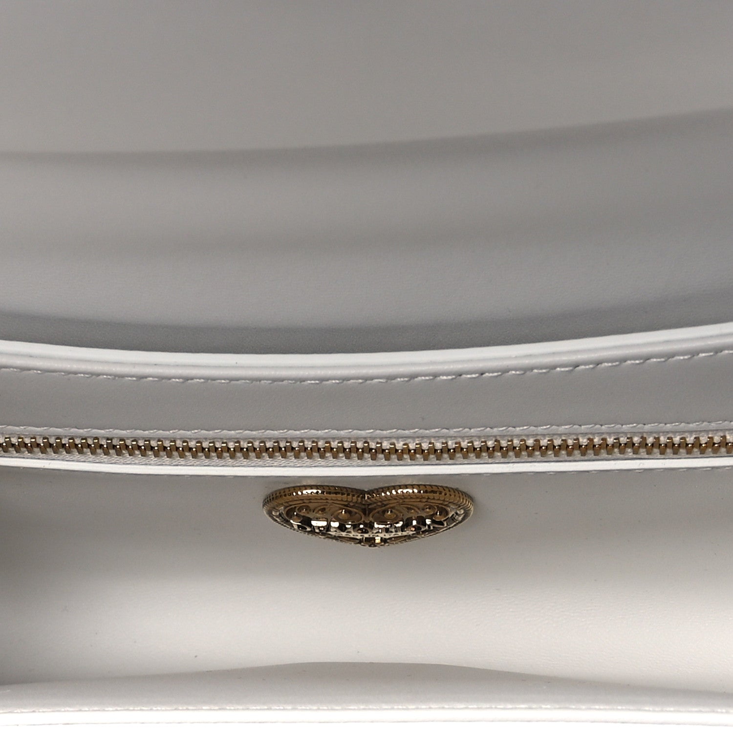 Calfskin Medium Devotion Crossbody Bag White