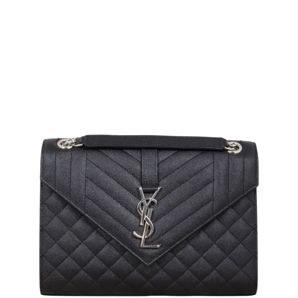 Saint Laurent Monogram Mix Matelasse Envelope Chain Bag Medium