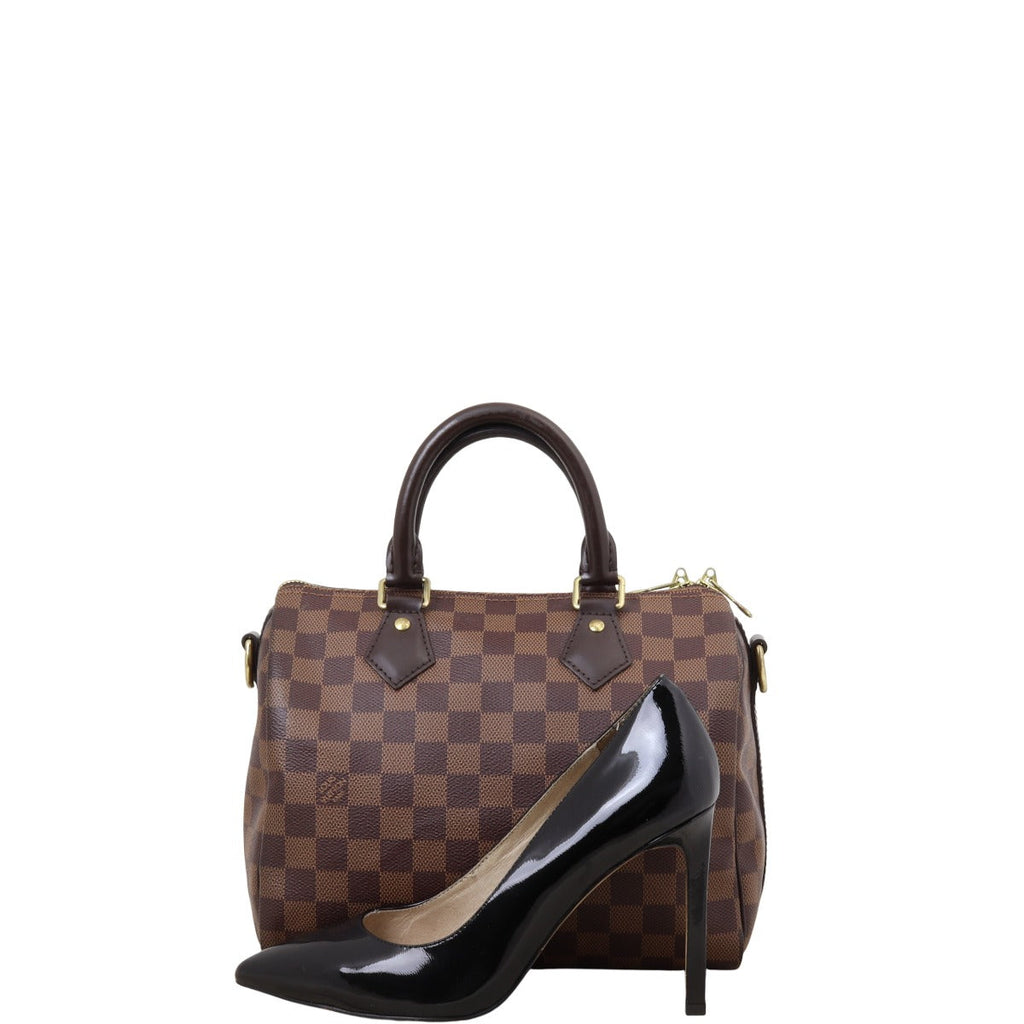 Louis Vuitton Speedy 25 Bandouliere Damier Ebene