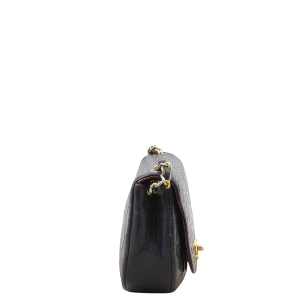 Chanel Vintage Half Moon Single Flap Bag