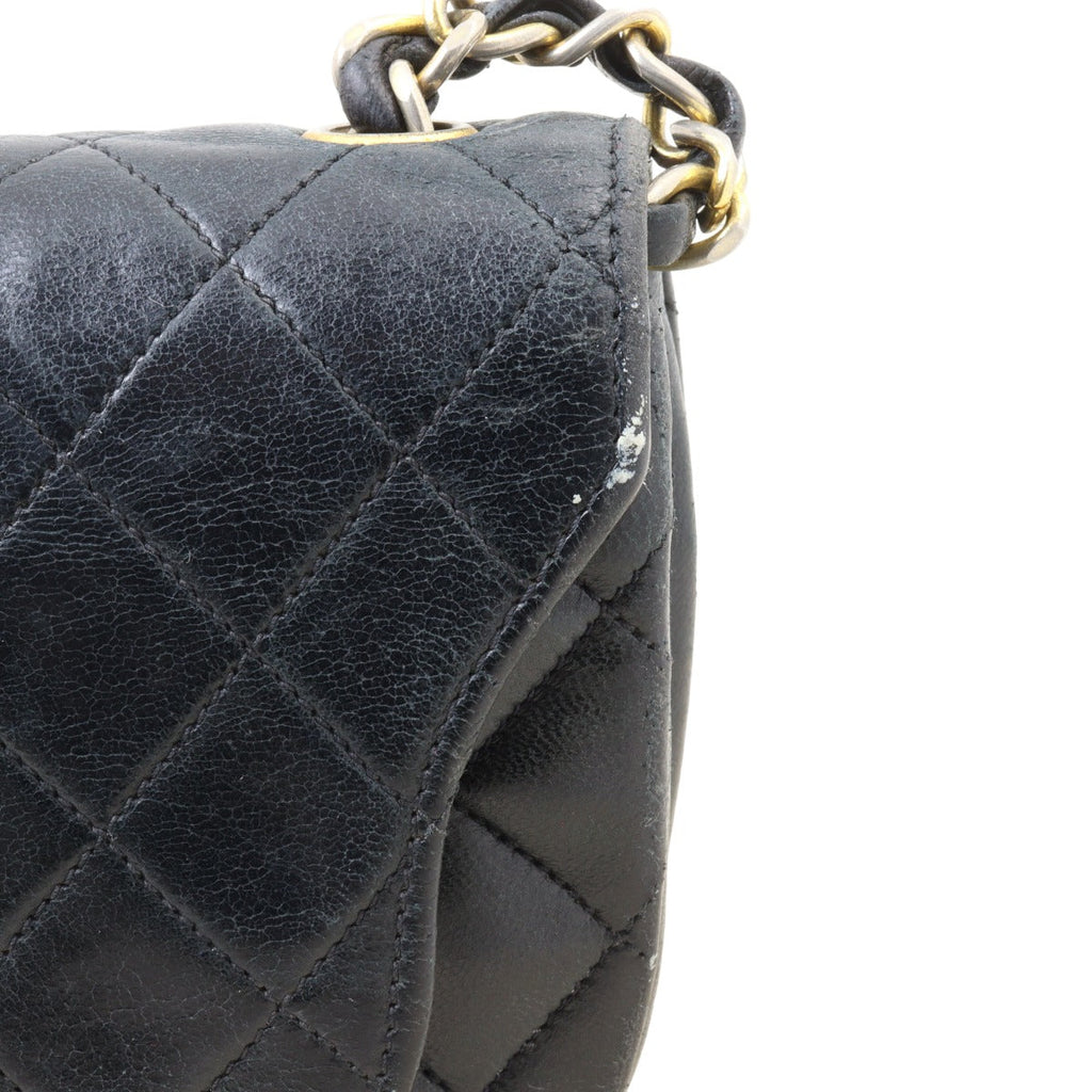 Chanel Vintage Half Moon Single Flap Bag