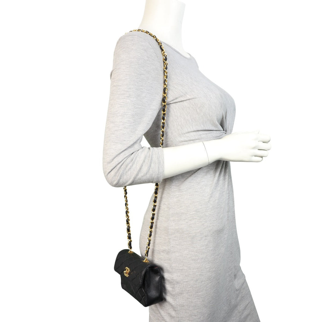 Chanel Vintage CC Flap Bag Extra Mini