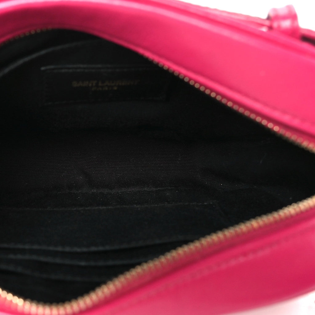 Calfskin Matelasse Monogram Lou Belt Bag Bright Pink