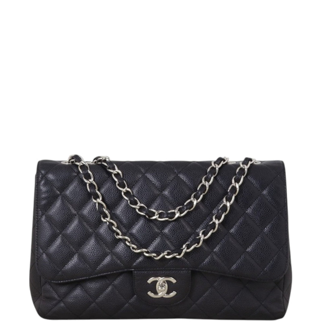 Chanel Classic Single Flap Jumbo Caviar