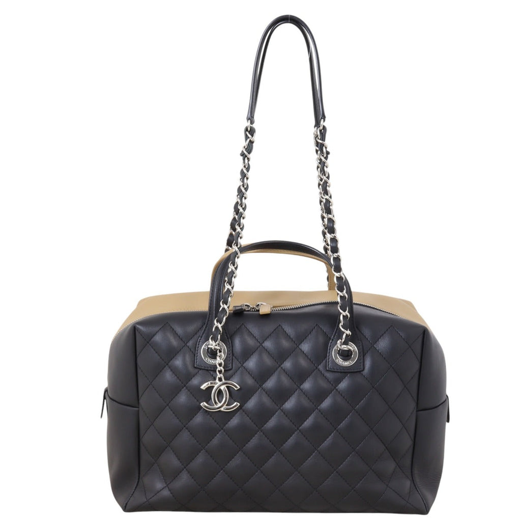 Chanel CC Bicolour Bowling Bag