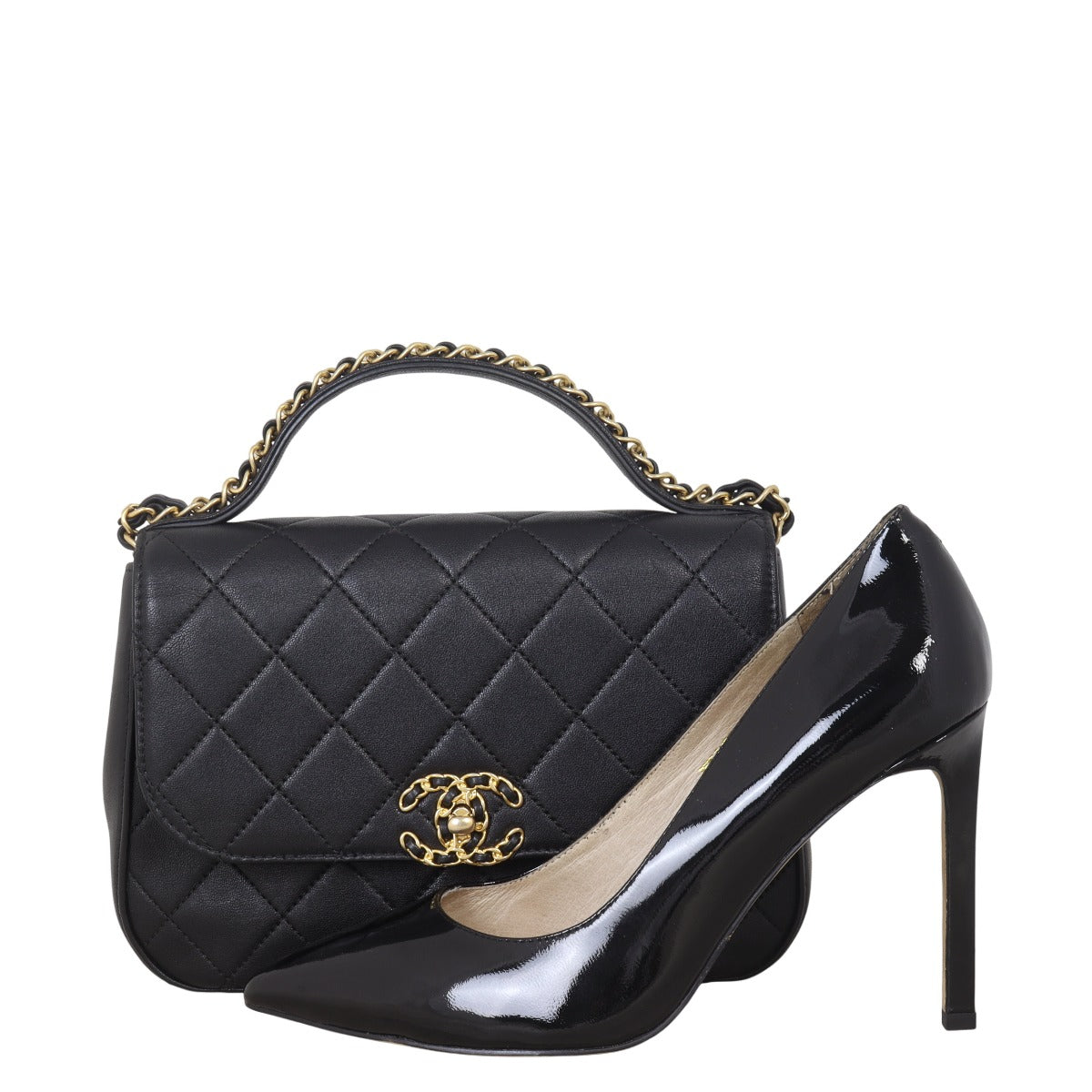 Chanel 19 Infinity Chain Top Handle Small