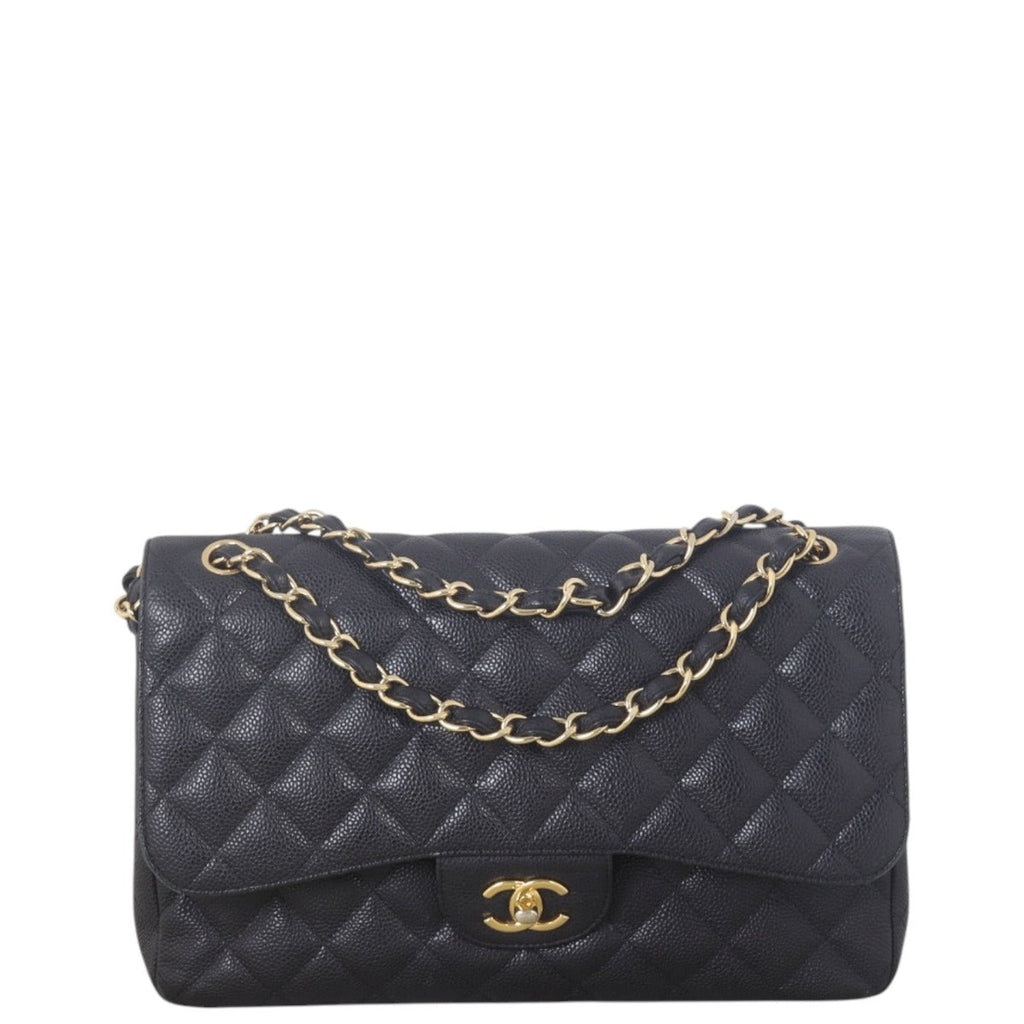 Chanel Classic Double Flap Jumbo Caviar