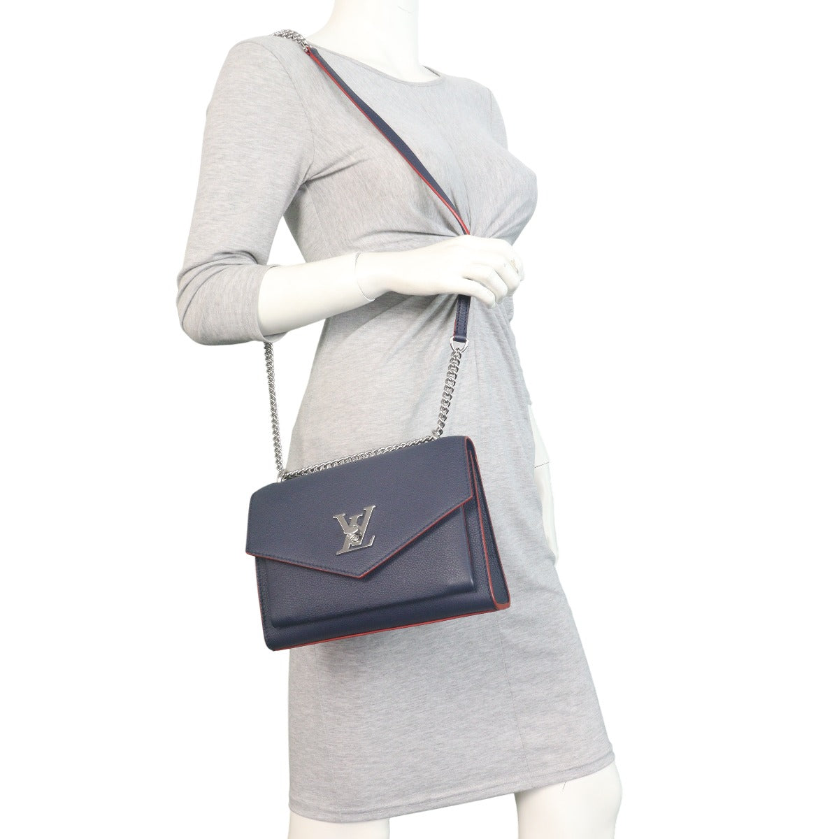 Louis Vuitton Mylockme Satchel Chain Bag