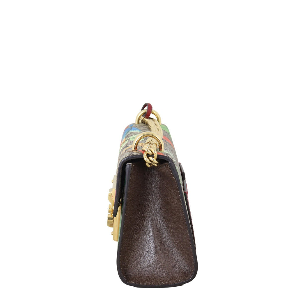 Gucci GG Supreme Tian Padlock Small Shoulder Bag