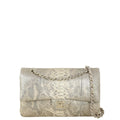 Chanel Classic Double Flap Medium Iridescent Python