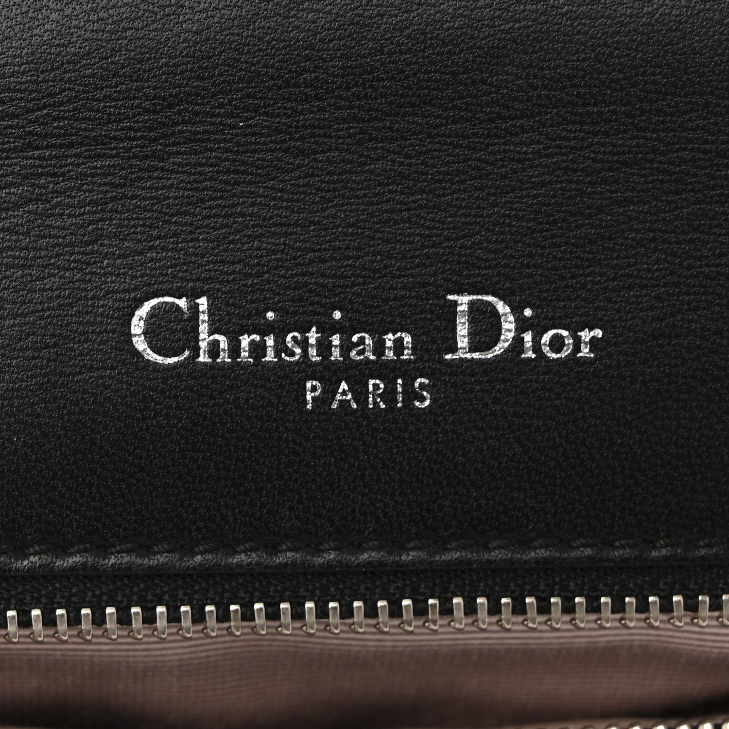Lambskin Medium Diorama Flap Bag Black