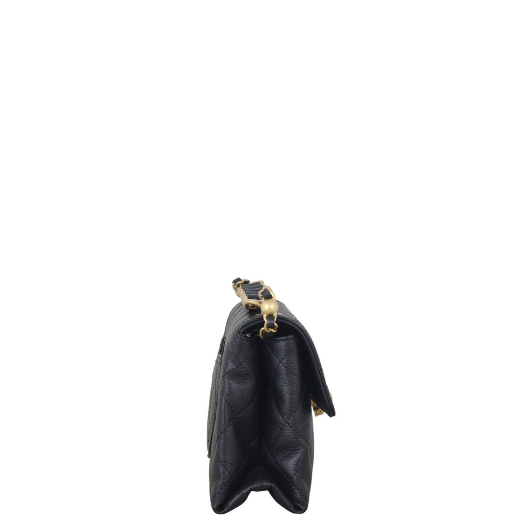 Chanel Chain Bar Top Handle Flap Bag
