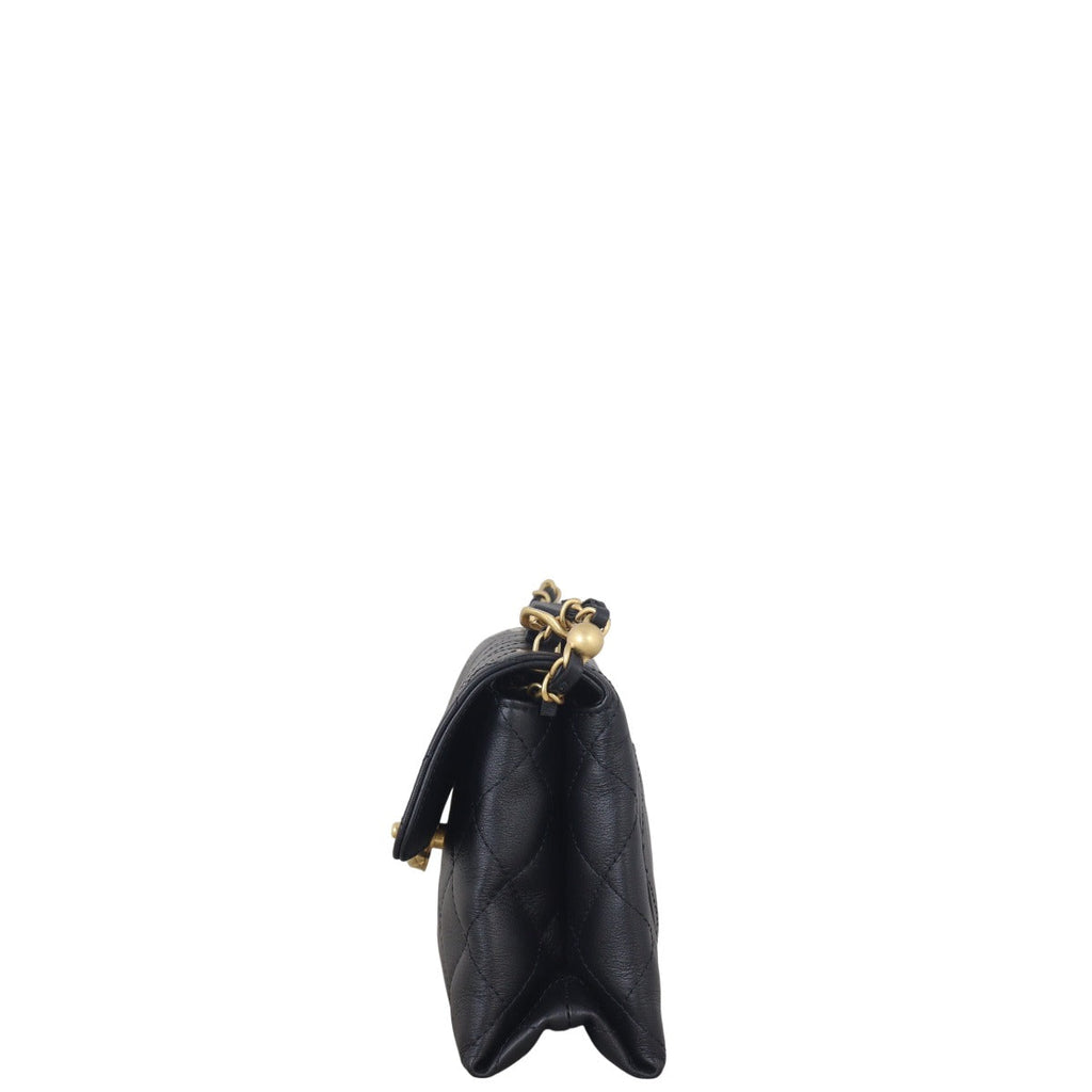 Chanel Chain Bar Top Handle Flap Bag