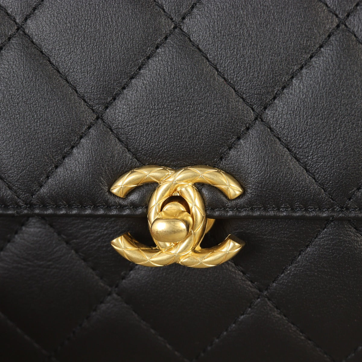 Chanel Chain Bar Top Handle Flap Bag