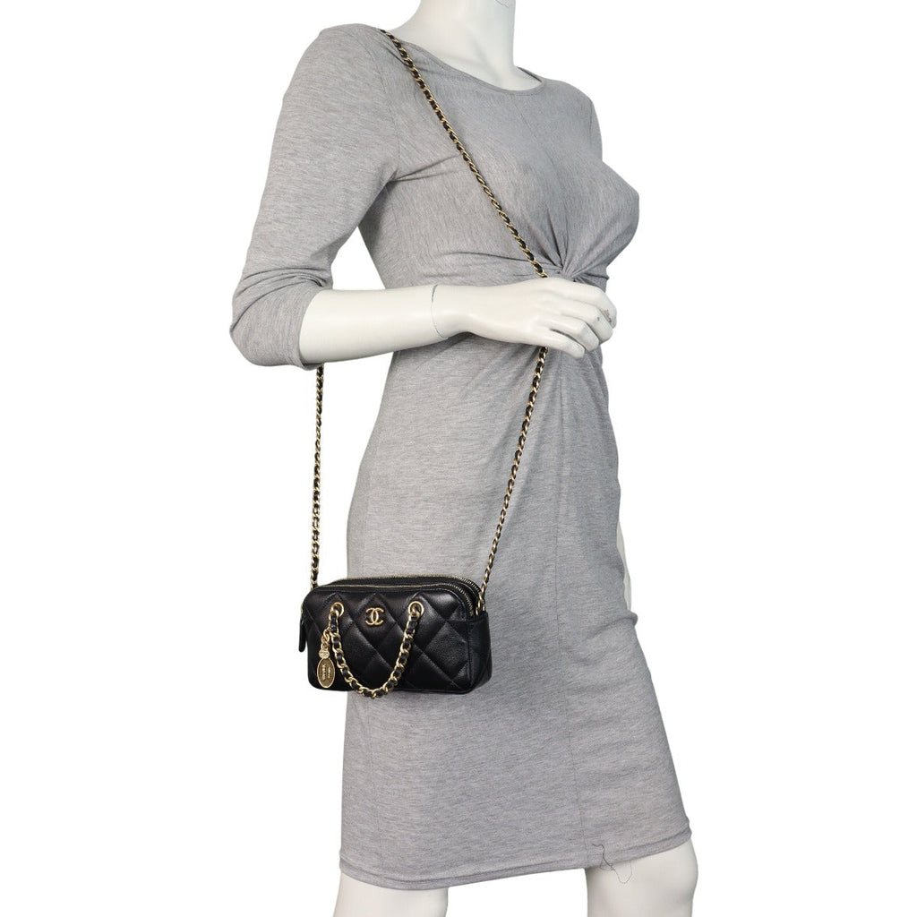Chanel CC Phone Pouch With Chain