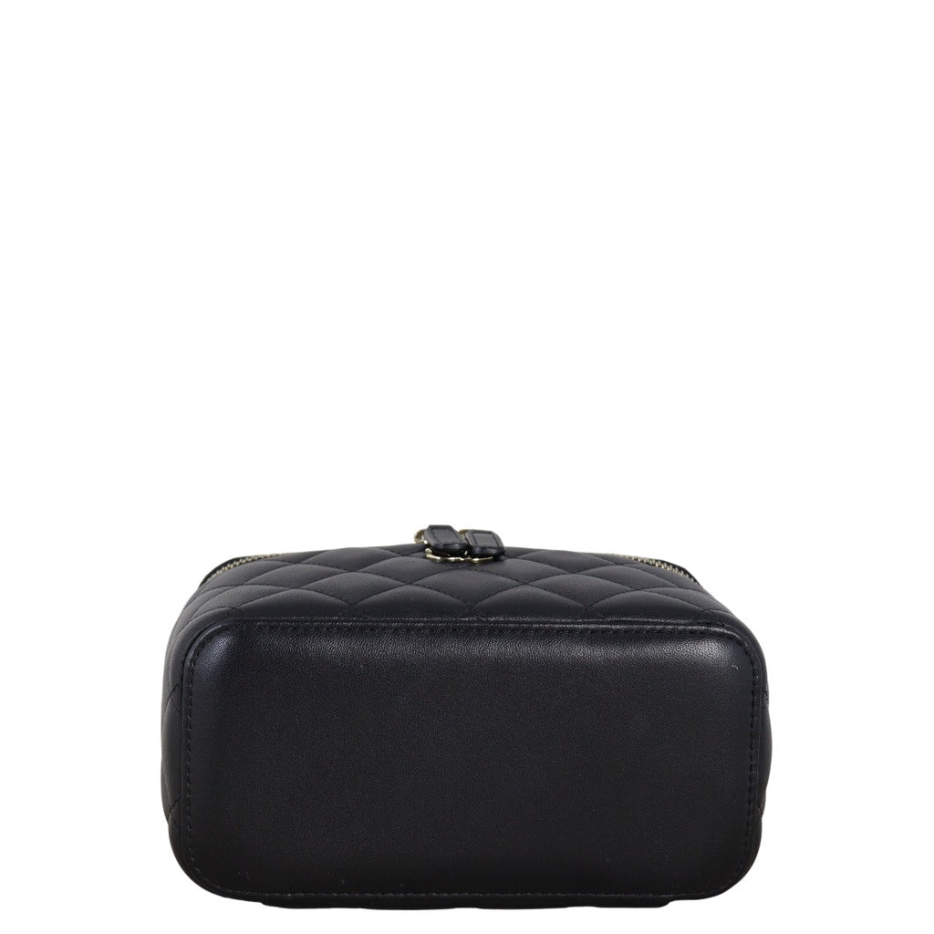 Chanel Top Handle Vanity Case Chain Bag Small