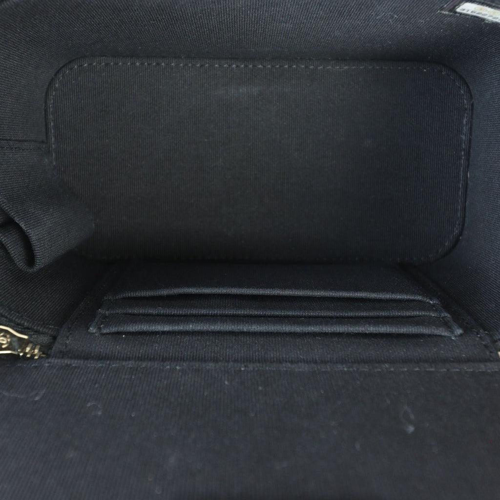 Chanel Top Handle Vanity Case Chain Bag Small