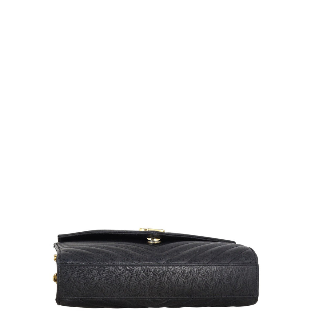 Saint Laurent Matelasse Envelope Medium Bag