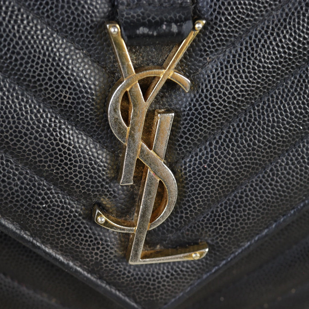 Saint Laurent Matelasse Envelope Medium Bag