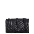 Saint Laurent Monogram Mix Matelasse Envelope Chain Bag Small