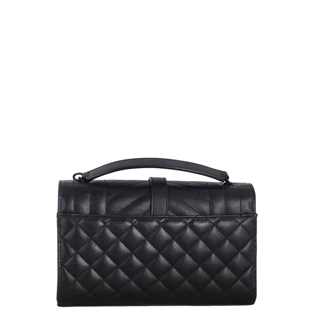 Saint Laurent Monogram Mix Matelasse Envelope Chain Bag Small