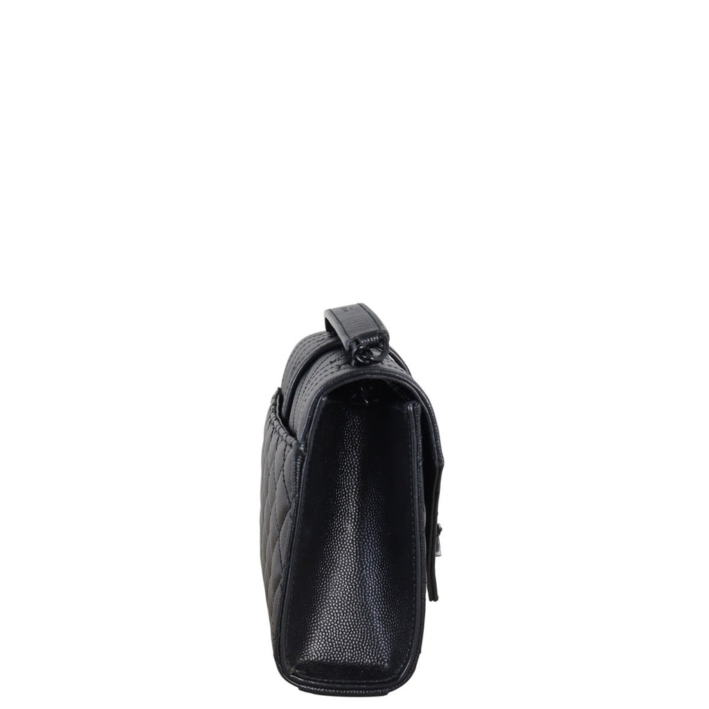 Saint Laurent Monogram Mix Matelasse Envelope Chain Bag Small