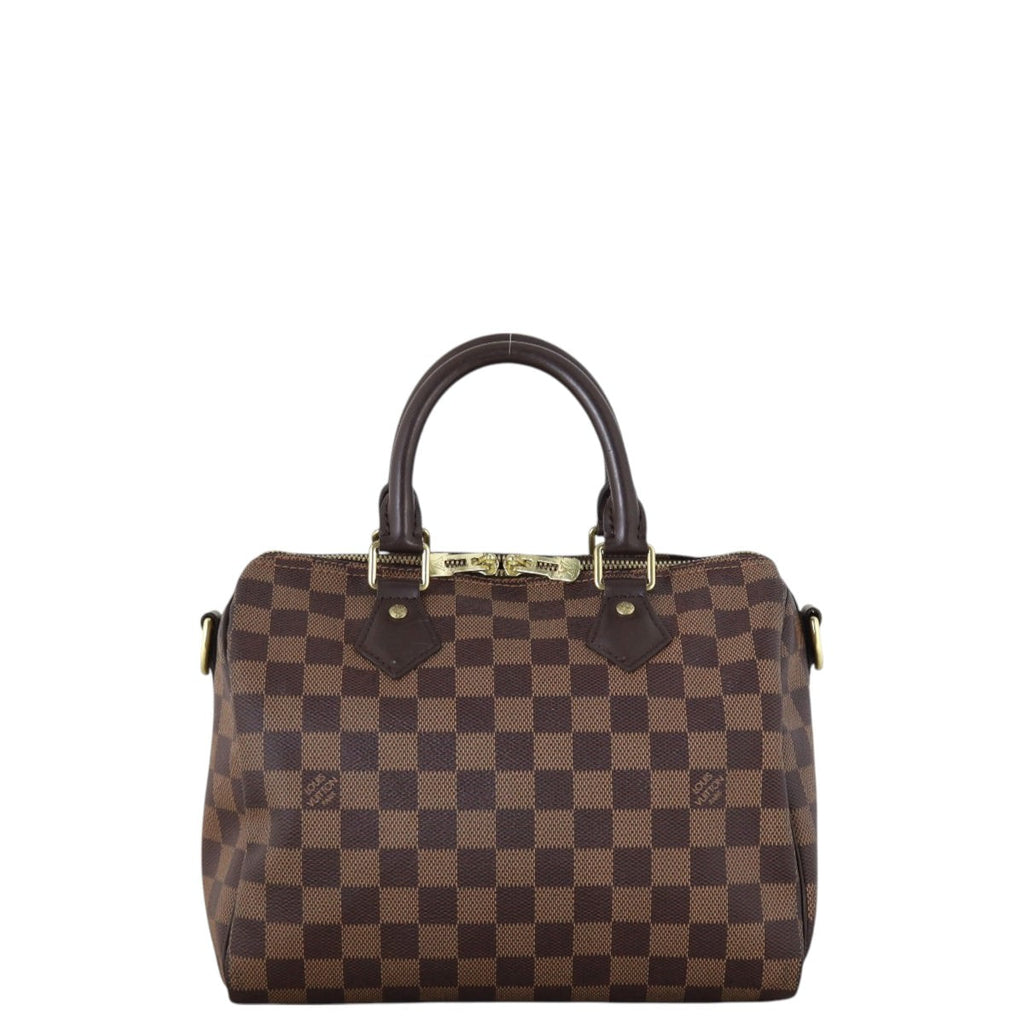 Louis Vuitton Speedy 25 Bandouliere Damier Ebene
