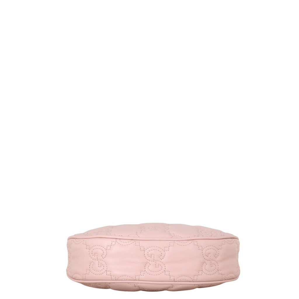 Gucci GG Matelasse Half Moon Mini Hobo