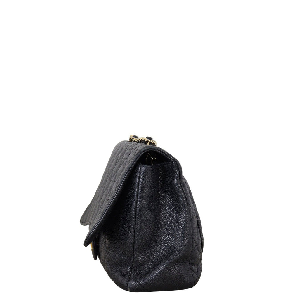 Chanel Classic Single Flap Jumbo Caviar