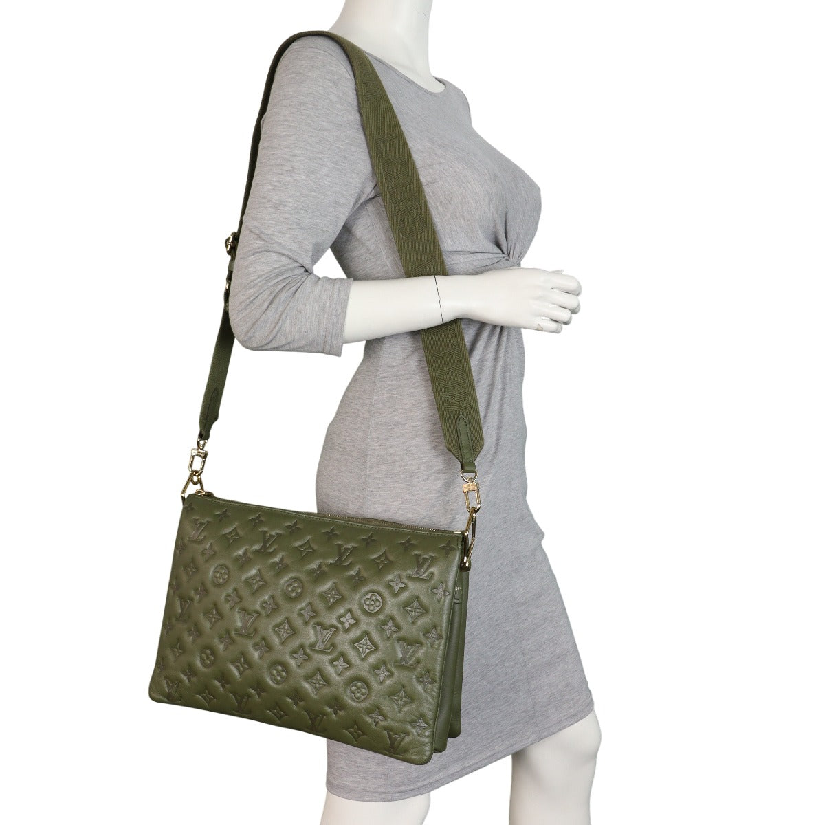 Louis Vuitton Coussin MM Monogram Embossed Lambskin