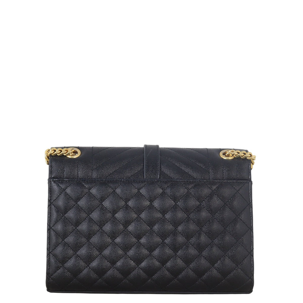 Saint Laurent Monogram Mix Matelasse Envelope Chain Bag Medium