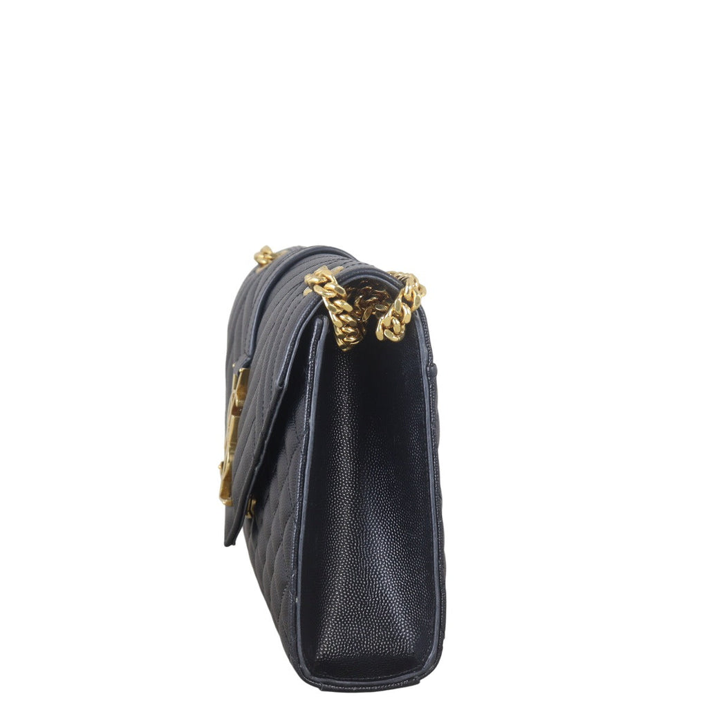 Saint Laurent Monogram Mix Matelasse Envelope Chain Bag Medium